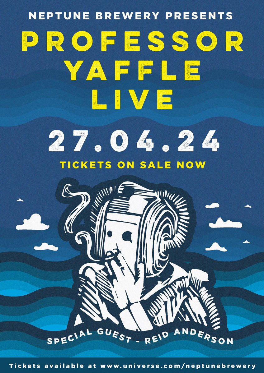 neptunebrewery's tweet photo. Tickets are now live and online for our gig at the Brewery with @ToffeeYaffle and @reidandersonX 

Last event sold out within 2 hours. Don’t miss out! 

https://t.co/KoKDJFT5Co https://t.co/c6KaNt7hac