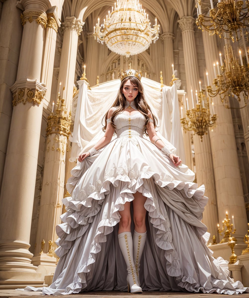 Who else is feeling like royalty today?👑✨

#HolyQueenAiChallenge by <a href="/Holo_Hottie/">HoloHotties</a> 
#AIgirl #AIArtwork