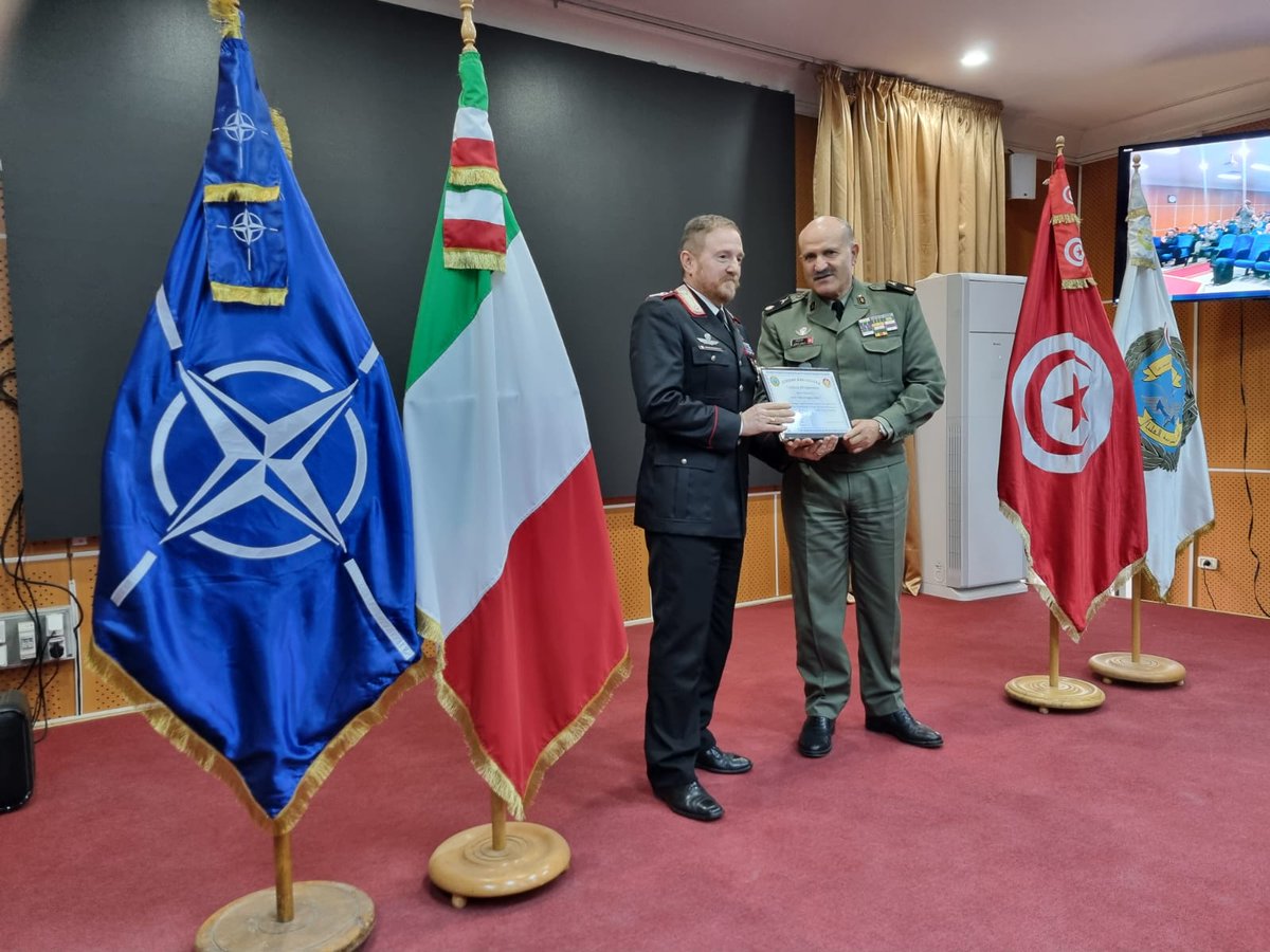 A @nspcoe Subject Matter Expert within the #NATO DEEP🇹🇳Tunisia         (bit.ly/42nlxY6) supported different phases of a Seminar on #PostConflictReconstruction, #SecurityForceAssistance & #StabilityPolicing. Great success, proactive trainers & an engaged audience!