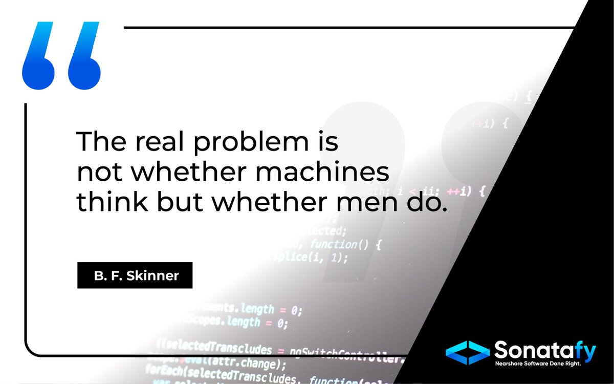 sonatafy's tweet image. 🌟 Let&apos;s use technology as a tool to enhance our human experience, not replace the unique qualities that make us human. 🙌

Explore more at: hubs.la/Q02jHVnf0

#SonatafyTechnology #HumanMind #TechnologyAndHumanity #CriticalThinking #Quotes