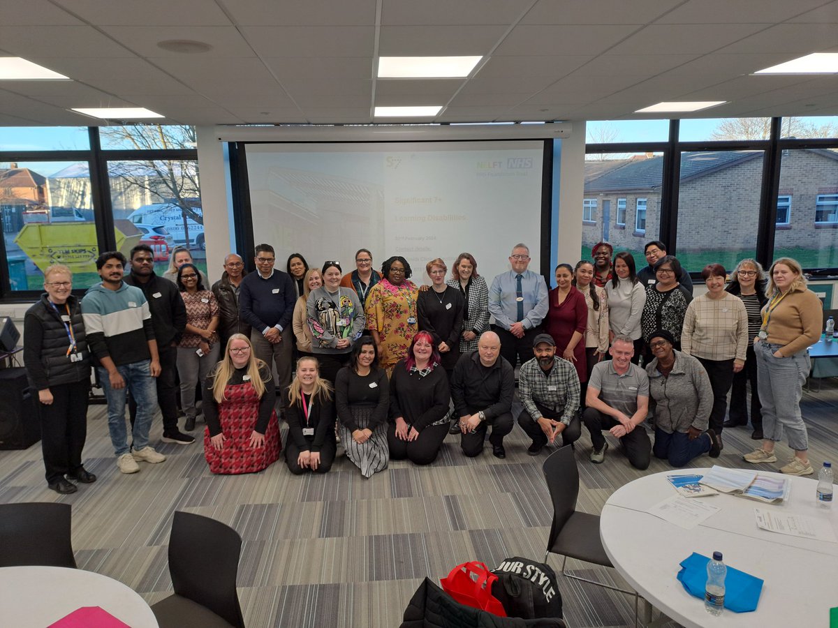 Significant7+ Team with the attendees at the Significant 7+ LD Conference. What a day at Barking and Dagenham College. So much knowledge and expertise in the room. @Significant_7 @nutsaboutnursin @NELFT @Suzanne70889915 @wmakala