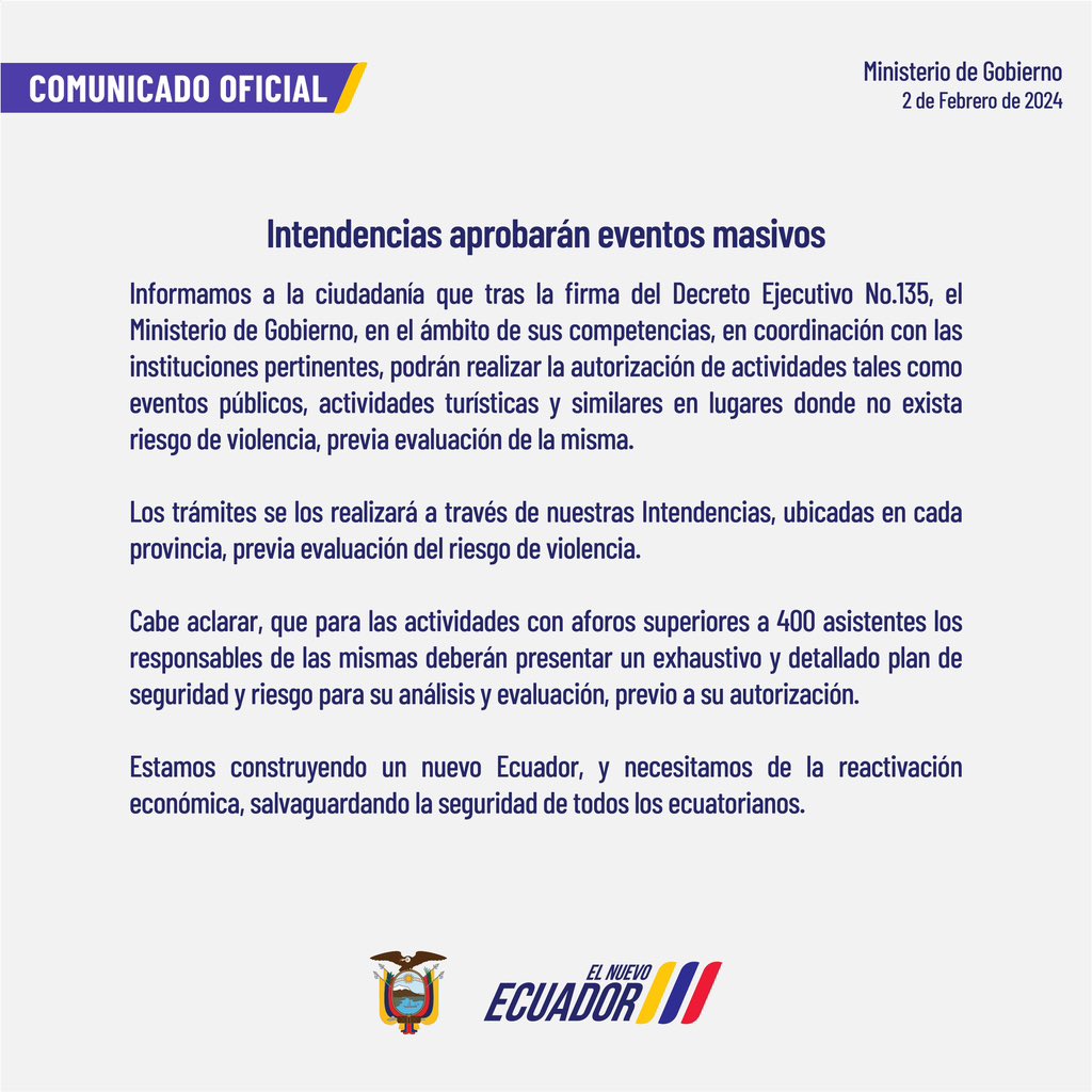 MinGobiernoEc's tweet photo. 🔵 A la ciudadanía ⬇️ https://t.co/STvLj1KRAG