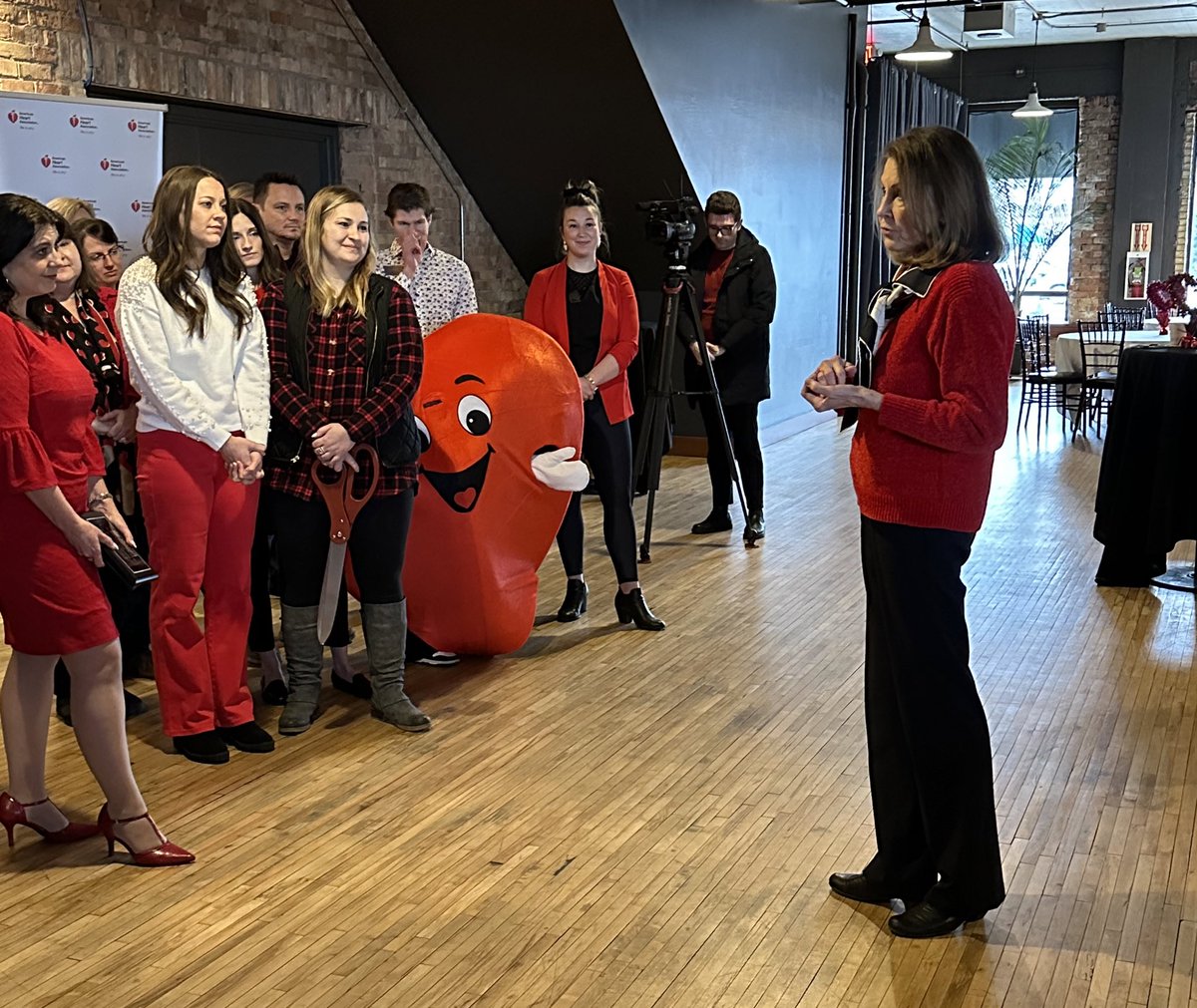 DuluthChamber's tweet photo. It’s #WearRedDay! ♥️ 2024 is the 100th Anniversary of the American Heart Association and the 20th Anniversary of Go Red for Women.
Please visit https://t.co/S5v3J8h6Ep to learn more.
#NorthlandGoRed #WearRedDay #GoRedMN https://t.co/rBrxdF2Su9