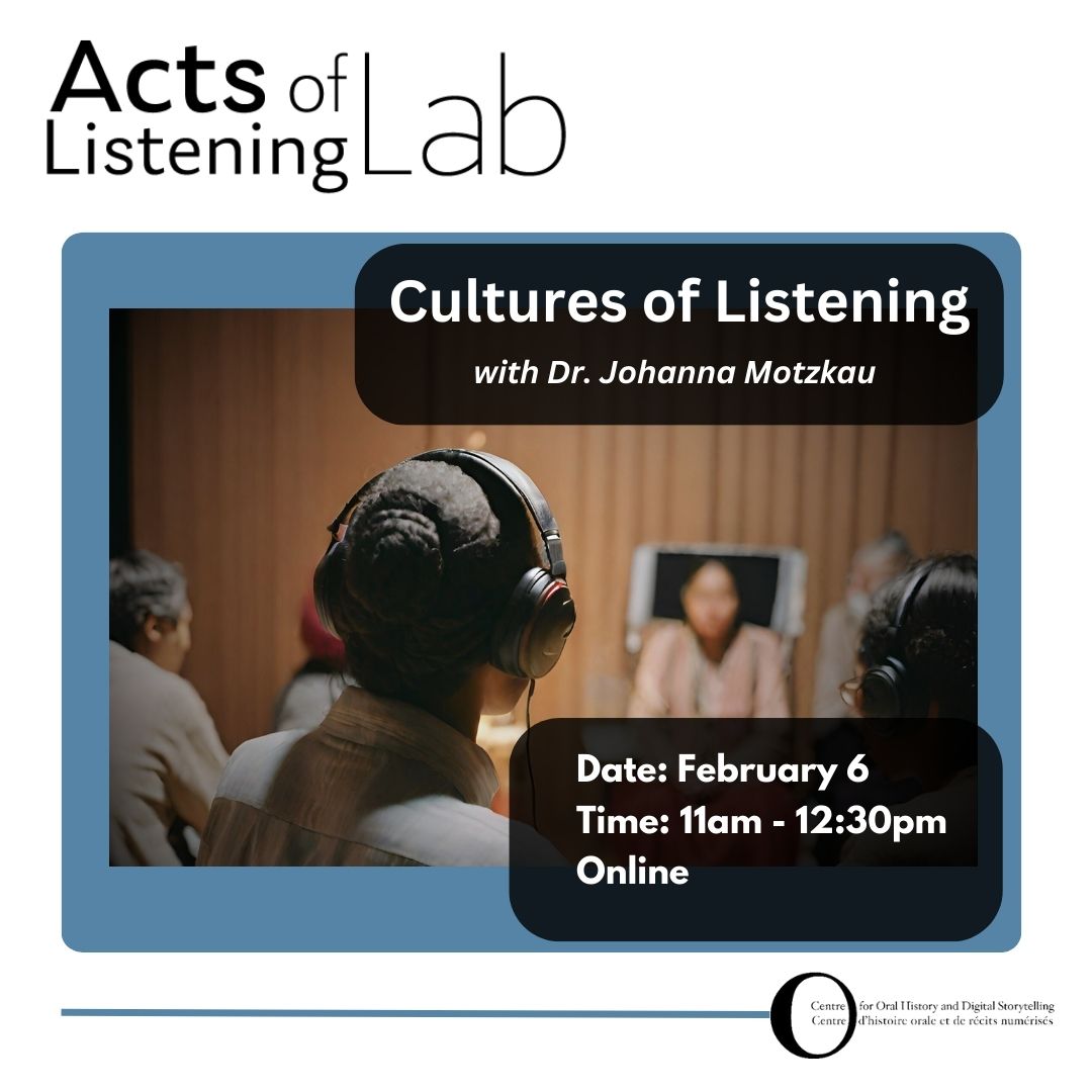 COHDS's tweet photo. 🎤 On Tuesday, our friends at the ALLab will be hosting a talk with Dr Johanna Motzkau. Learn about the concept of 'cultures of listening' as an analytical tool, unraveling problematic listening practices and offering transformative solutions: https://t.co/ADx1LTUwvQ
50m https://t.co/hLhu8mY6NK