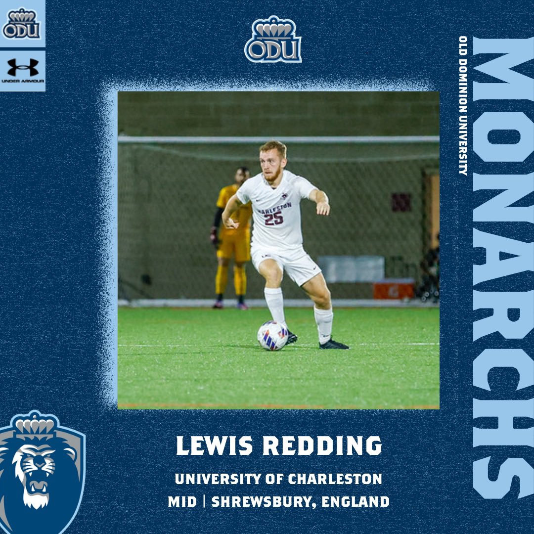 Signed! Welcome to the Monarch Soccer Family, Lewis 🦁 #ODUSports | #ReignOn