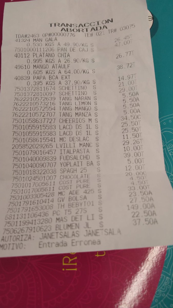 Oz_Mora's tweet photo. ¡No compres en @CashiMx!

Abro hilo de como me robaron $700

El pasado Martes fuí a @WalmartMexico a realizar mi despensa... Use Cashi, su app de  "Monedero electrónico"

En mi banca y en su app se vió reflejado el pago... Pero no me dieron los artículos

Continua hilo... https://t.co/1zLGrmyiNd