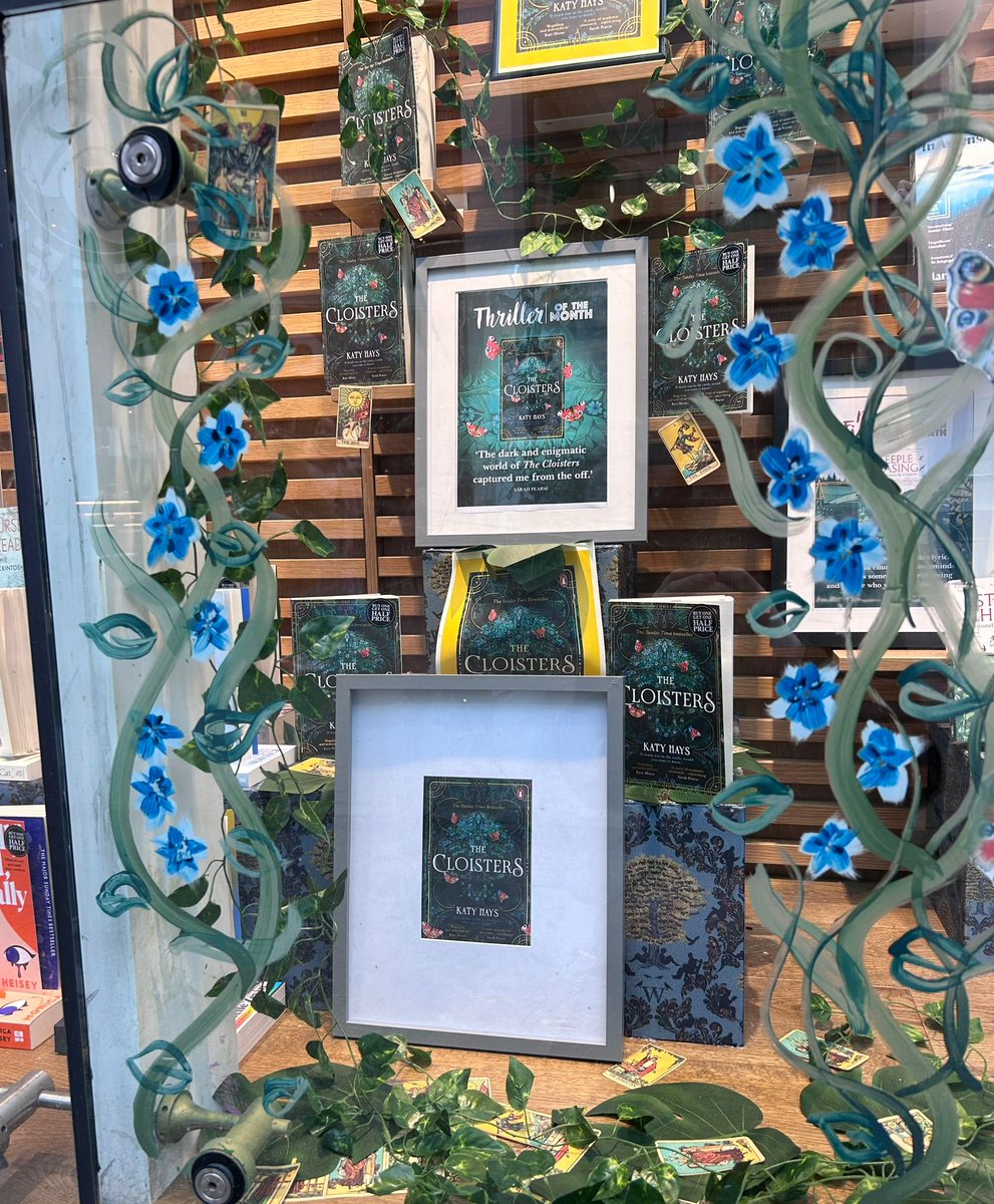 WaterstonesAlty's tweet photo. Our Thriller of the Month is The Cloisters, which Bookseller Roberta describes as "a sumptuously gothic thriller, that is filled with mystery, atmospheric settings and references to tarot and the occult." https://t.co/56zMCPaEj3