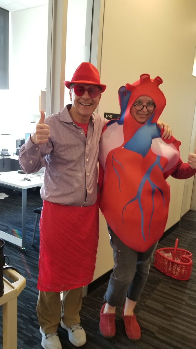 LilleheiHrt's tweet photo. LHI's Darko, Asma, and Markus showing their support for Women's Heart Health! #EveryHeartMN #GoRed4Women #UMNheart https://t.co/o3stjmtVsA
