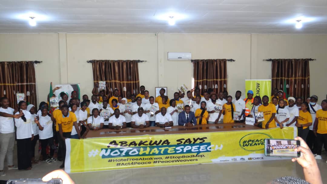 our Volunteers joined other youths in Bamenda, Northwest Cameroon for a Peace walk and Sensitization campaign on #HateSpeech organized by <a href="/civic_watch/">Civic Watch</a> as part of the #PeaceWeavers project, we commit to #ActForPeace and advocate for a #HateFreeAbakwa. <a href="/GermanyDiplo/">GermanForeignOffice</a> <a href="/intertwilight/">r0g_open culture</a>
