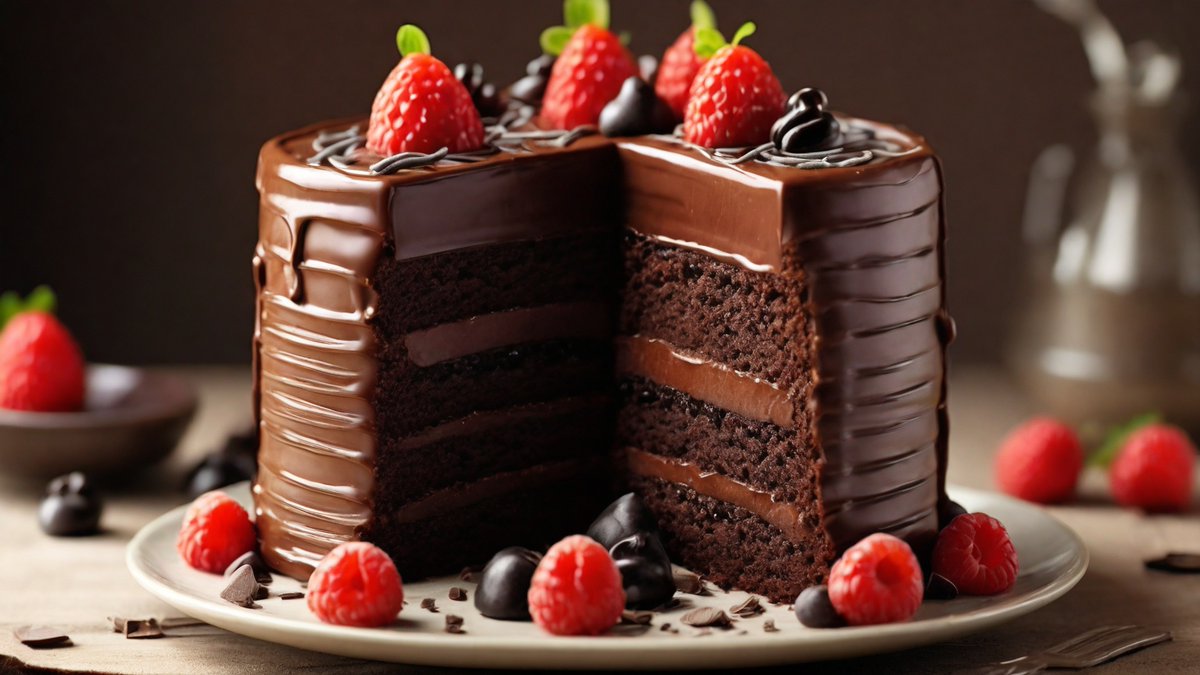 "Heavenly Chocolate Symphony: Indulge in Divine Delight with Our Decadent Chocolate Cake"
.
.
.
#chocolatecake #cake #yum #delicious #baking #bakedgoods #sweettooth #dessert #treatyoself #indulge #moist #rich #fudgy #chocolaty #cocoa