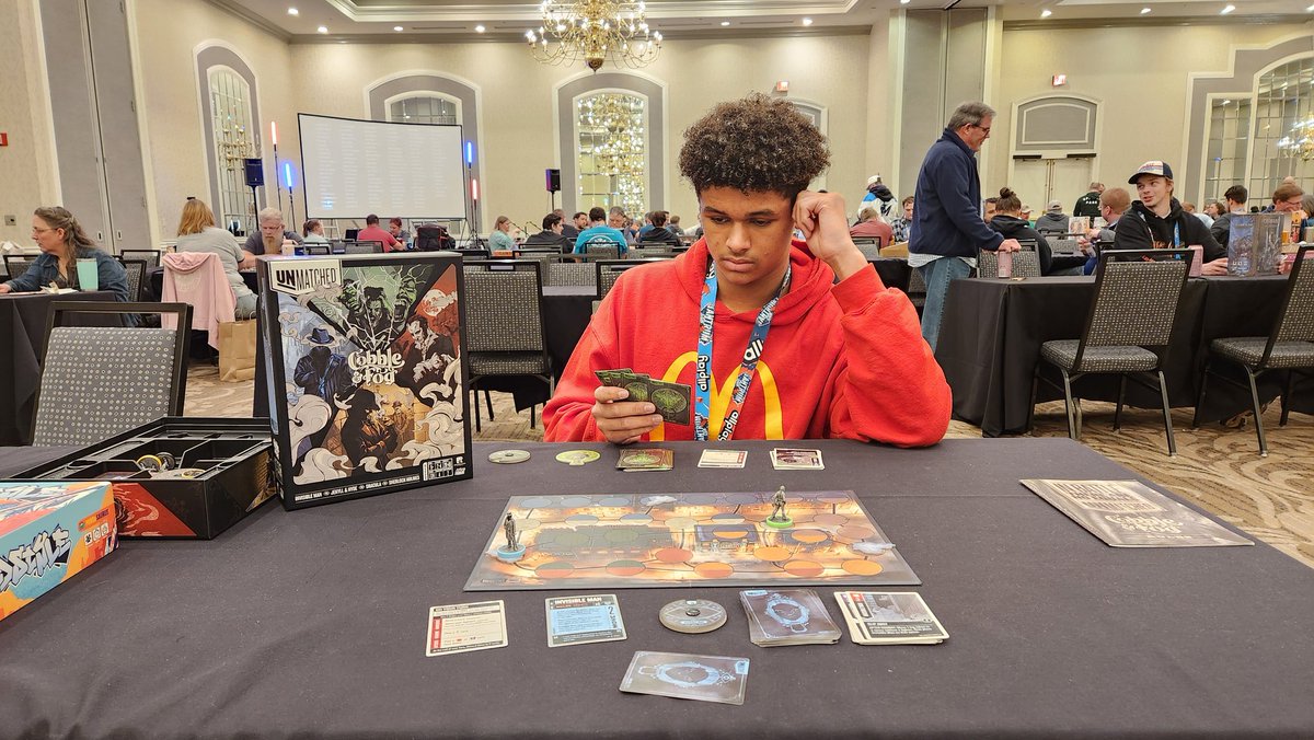 If you see this kid at a game convention, watch out! There is a good chance he will destroy you at any game you play! He made sure to remind me and other adults of that this past weekend! Oh, and he also may suffer from analysis paralysis, like his dad! 😆 #tantrumcon2024