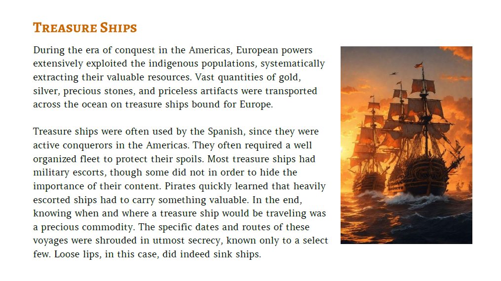 Fun facts from the Golden Age of Piracy: Treasure Ships #history #rpg #ttrpg #pirates #boardgames #Caribbean