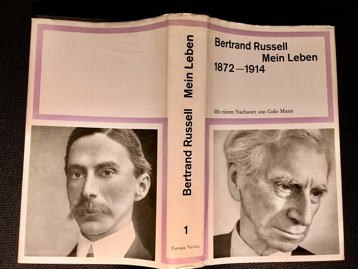 Ein Leben mit Büchern verleiht freilich tiefe Ruhe und Frieden.

Bertrand Russell (18. Mai 1872 - 2. Februar 1970): Mein Leben 1872 – 1914