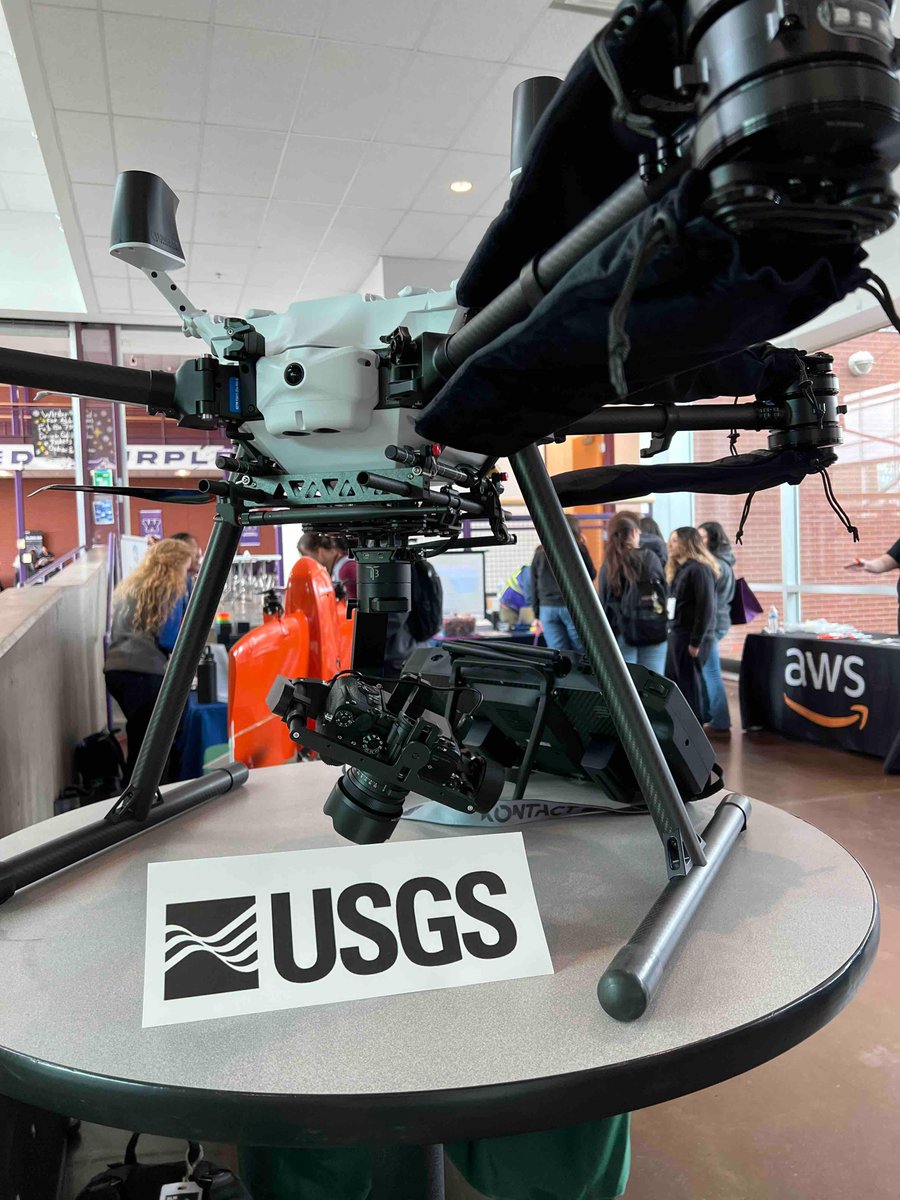 Today we’re participating in #Jeffcon2024, an interactive conference for Jefferson Country, Colorado high school students to explore career paths in the field of Information Technology! <a href="/JeffcoIT/">Jeffco IT</a> #USGS #science #drones