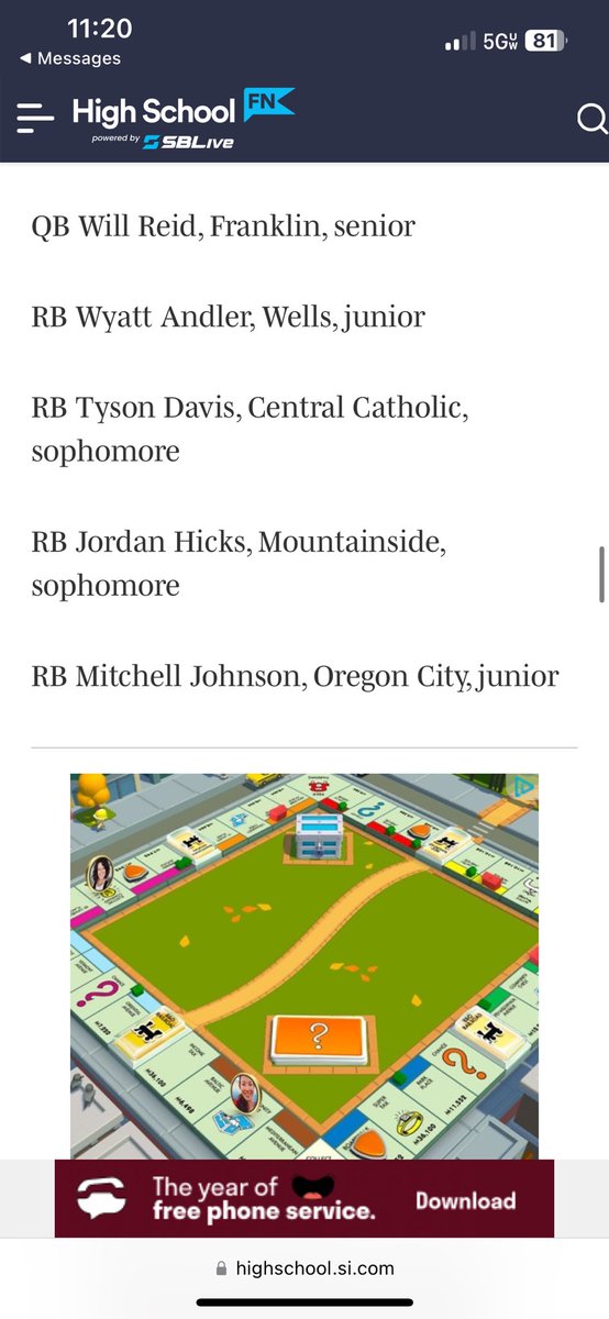 Honorable mention state RB

highschool.si.com/oregon/2024/02…