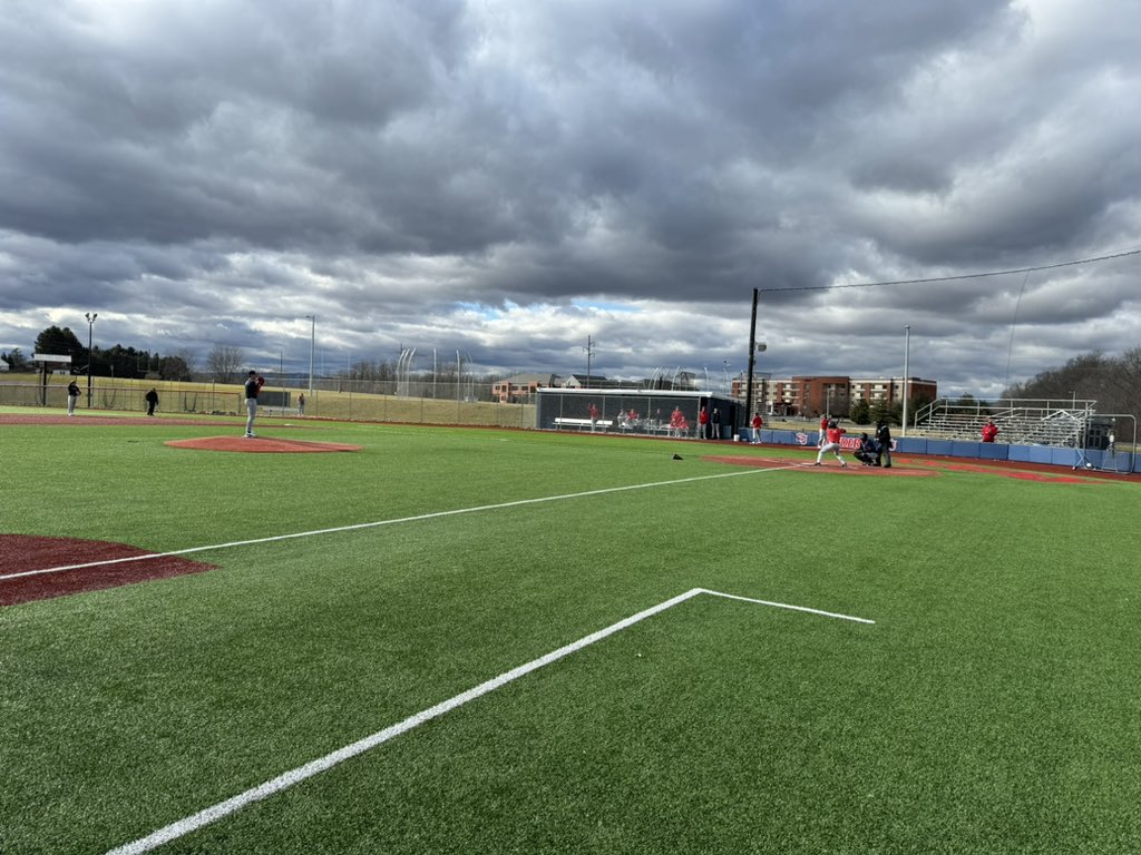 SHIPUBaseball's tweet image. Beautiful day at Fairchild Field #1WeekOut #1More #RaiderGang #AnchorsUP