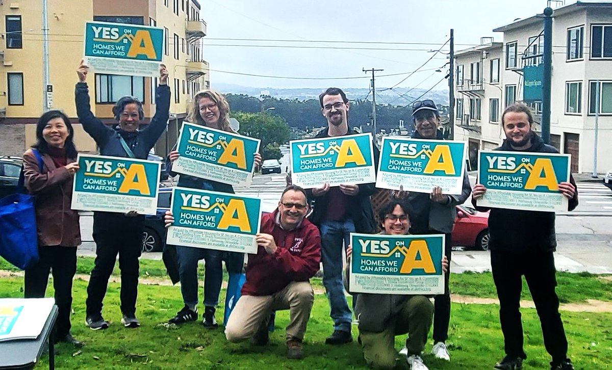 Ballots are out! Join CCHO’s Prop A lit drops & merchant walks to pass a $300m bond for Affordable Housing in San Francisco this March! Lit drops: Feb. 3 @10am Excelsior Playground. Feb. 10th Richmond district. Feb. 17 Sunset. Feb. 24 Mission. Sign up: bit.ly/3ObPILY