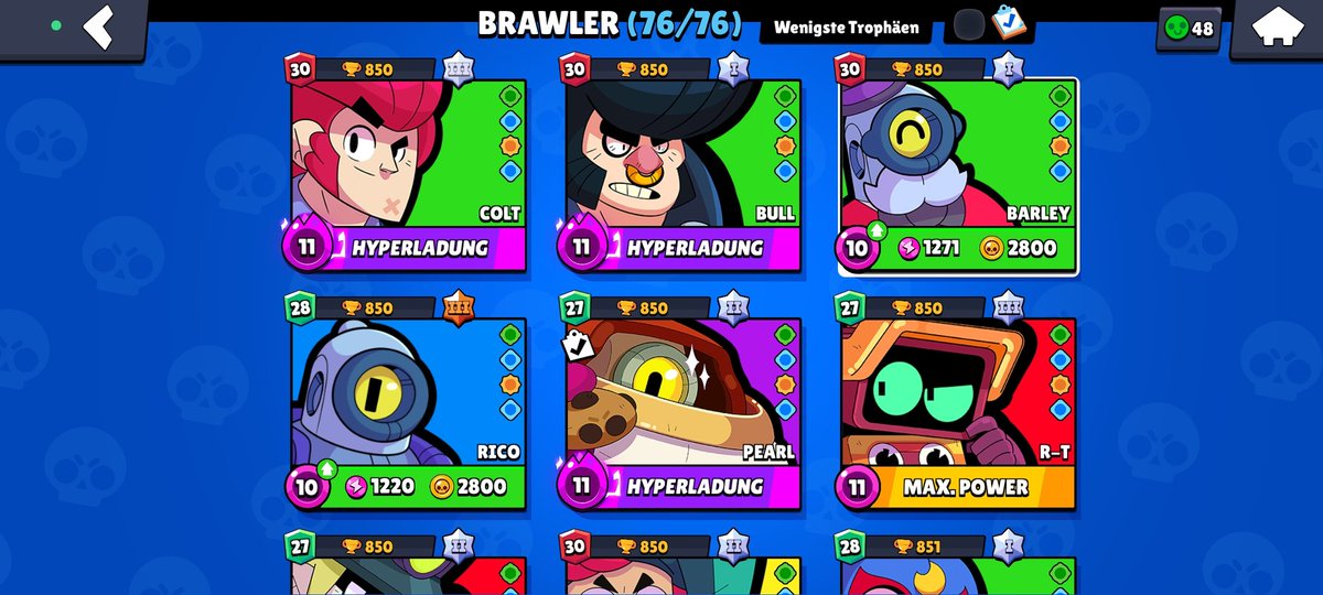 Every Brawler 850+✅