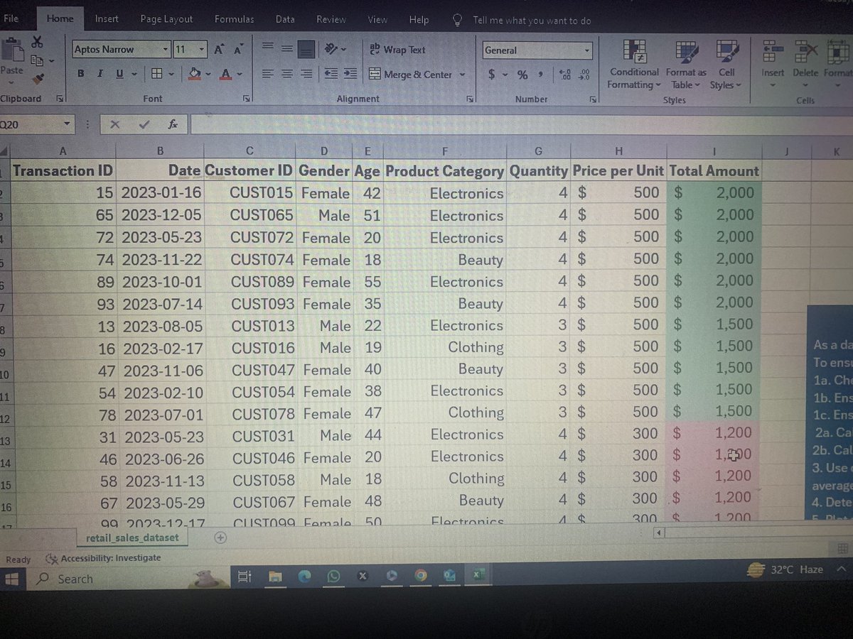 dabis_adedayo's tweet photo. I joined a fantastic data analysis task from TDI @DataInitiative. Their retail sales task did a welcoming party for those of us aspiring to be a data analyst. I'm Grateful to @DabereNnamani @The_Jonathan for the hands-on learning opportunity. #DataAnalysis #DIChallenge #Excel https://t.co/sl2qOiNFve