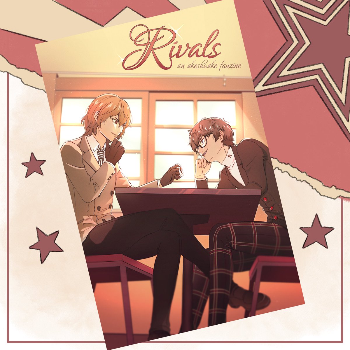 rivalszine's tweet image. 🃏 “This isn&apos;t small potatoes!” 🃏

Happy 2/2 everyone! Rivals: an Akeshuake Fanzine is available from now until 3/19!

 1/6