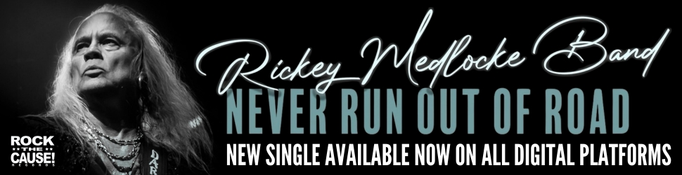 Rock The Cause (@rockthecause) on Twitter photo Today between 4:30 PM and 5:00 PM EST
Listen to WOTT <a href="/941Rock/">WOTT 94 Rock</a> to hear the
Rickey Medlocke Band new single,
Never Run Out Of Road.
Followed by a special interview with
Rickey Medlocke himself,
Stream worldwide cbwatertown.com/94rock/ Today between 4:30 PM and 5:00 PM EST
Listen to WOTT <a href="/941Rock/">WOTT 94 Rock</a> to hear the
Rickey Medlocke Band new single,
Never Run Out Of Road.
Followed by a special interview with
Rickey Medlocke himself,
Stream worldwide cbwatertown.com/94rock/
