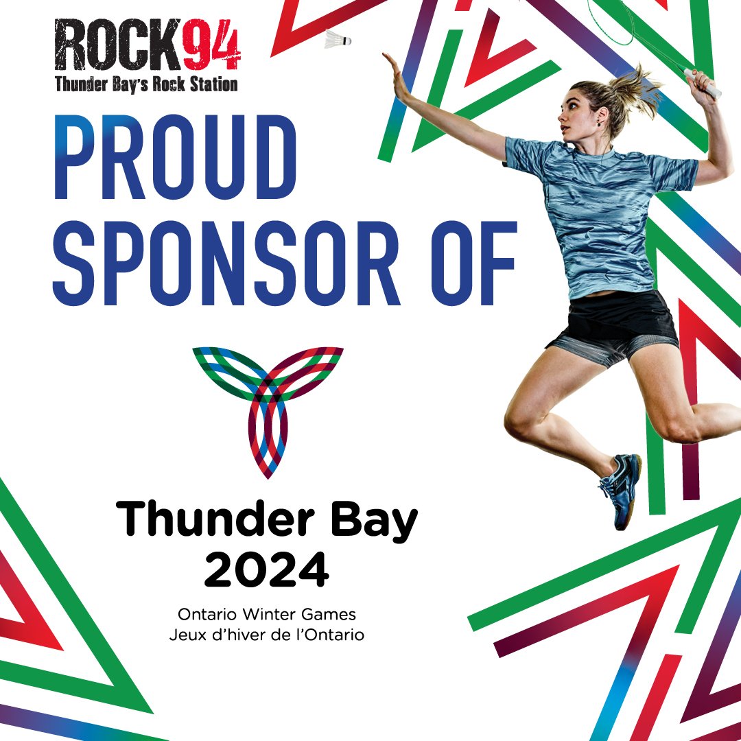 Find out how you can watch the exciting action on TBay Games events calendar at tbaygames2024.ca which includes the dates and times of upcoming competitions.

The 2024 Ontario Winter Games presented by Hydro One.
#rock94 #tbay #tbaygames2024 #thunderbay #ontariowintergames