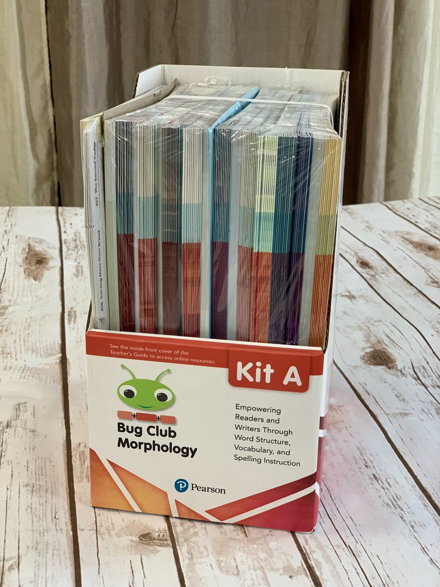 😍 Look what just arrived! Time to take a break from report writing for some Bug Club Morphology unboxing! 

I’m going to be co-teaching this with one of my colleagues in an older grade and sharing my thoughts! Thanks, <a href="/PearsonK12/">Pearson Canada K12</a>! 🐛