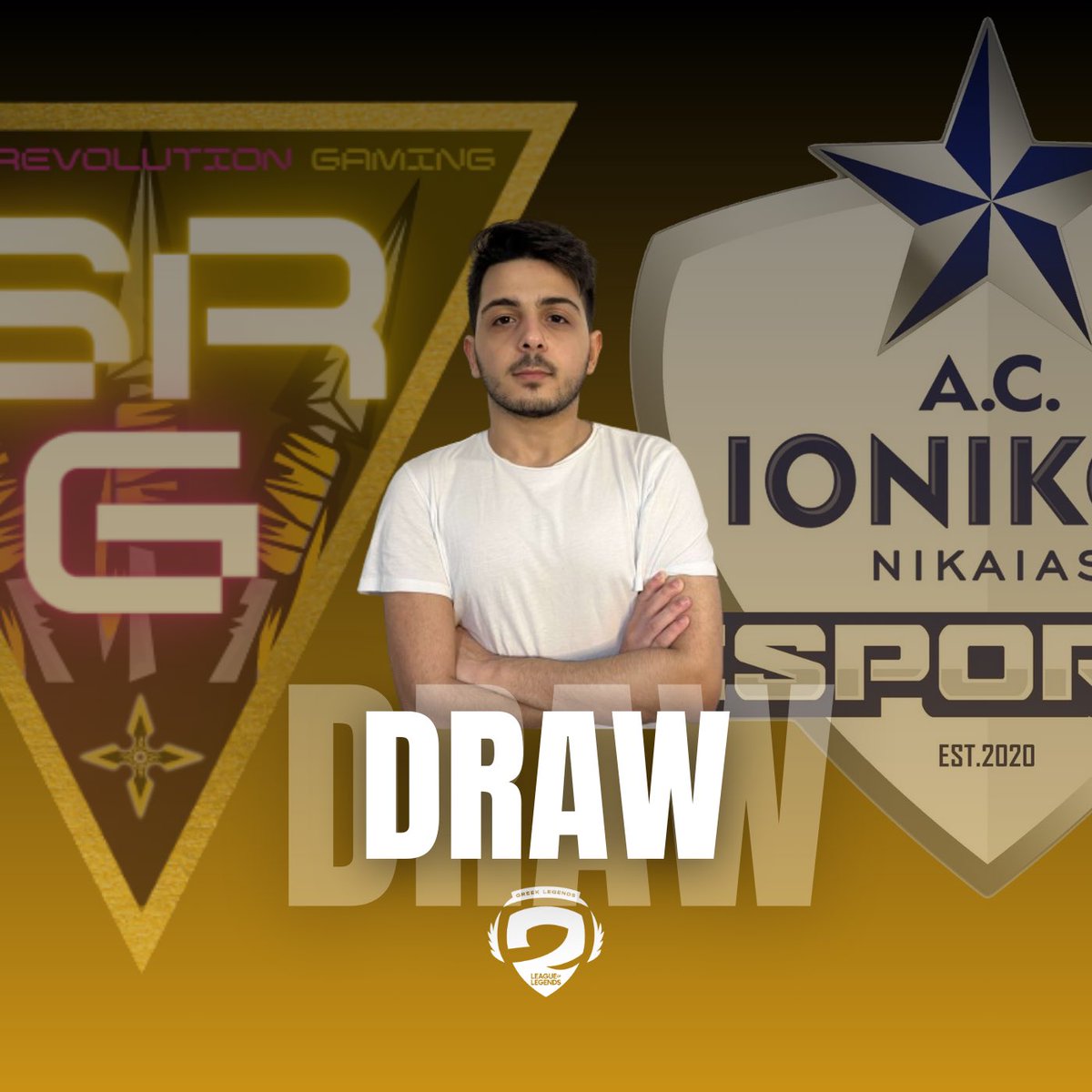Greek Revolution Esports (@gr3esports) on Twitter photo 🟡DRAW🟣
GGs to <a href="/IonikosESports/">Ionikos Nikaias Esports</a>
Not a bad week we will make sure to bring better results for the next one!
#SRGHYPE 🟡DRAW🟣
GGs to <a href="/IonikosESports/">Ionikos Nikaias Esports</a>
Not a bad week we will make sure to bring better results for the next one!
#SRGHYPE