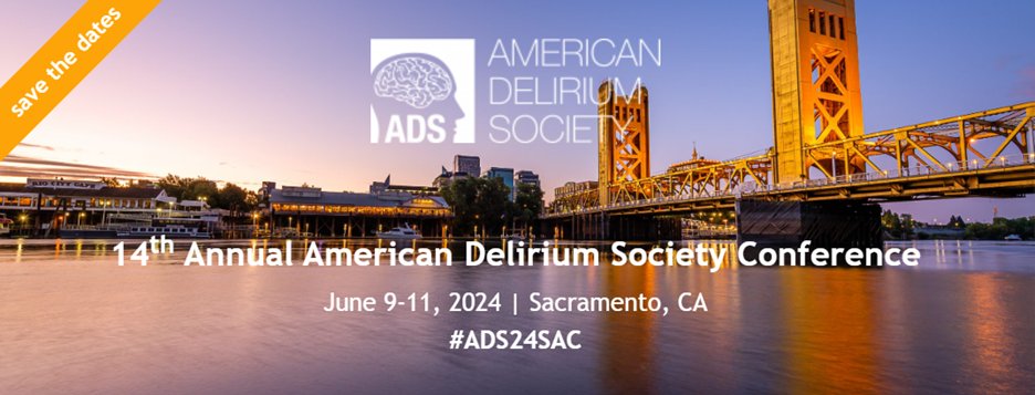 Rooting Out the Conspiracy Theories About Delirium…The Impostors Among Us Register now for the 14th Annual Conference in sunny Sacramento, CA, from June 9-11, 2024. Engage and learn how to debunk misconceptions that lead to delayed delirium identification. #Delirium #ADS24SAC