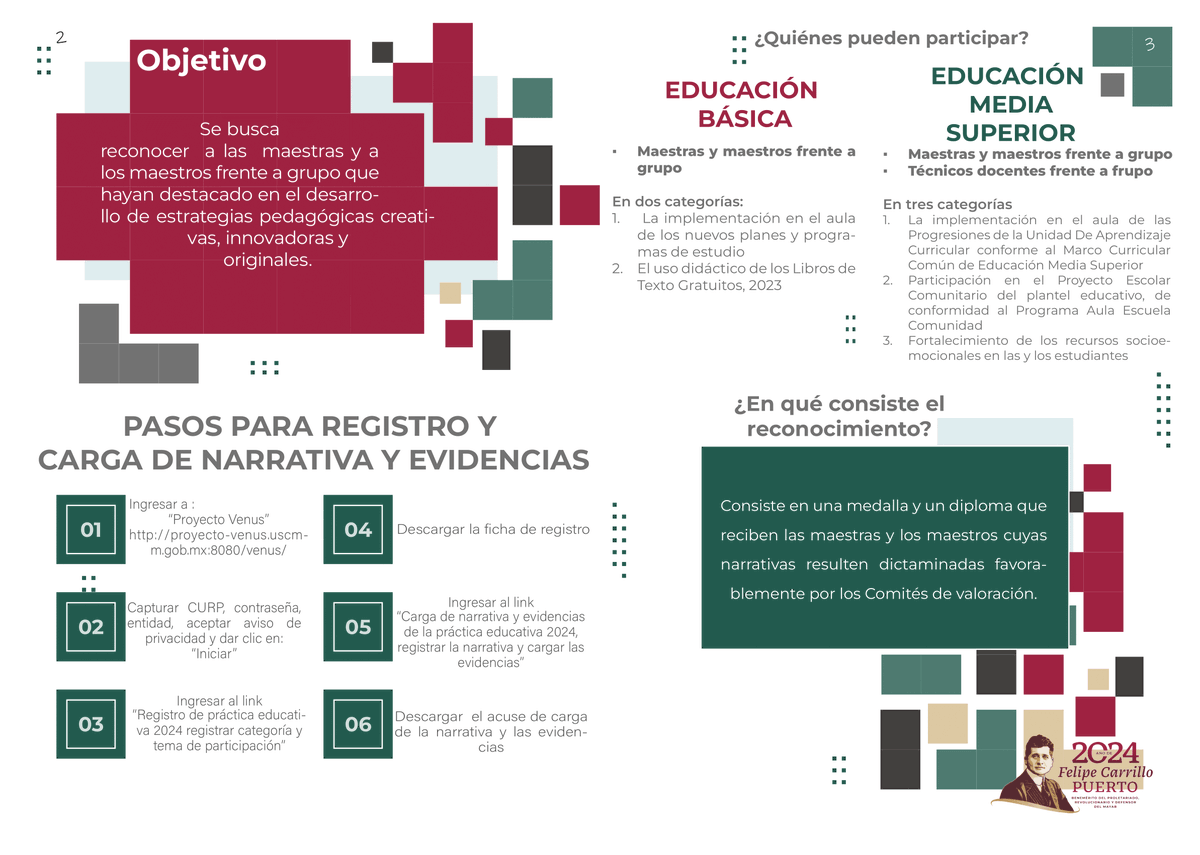 cecytejal_'s tweet photo. ¡Atención docentes 🍎✨!

Los invitamos a ser parte de la Practica Educativa 2024 📚👩‍🏫, una experiencia enriquecedora donde se reconocerá a los docentes frente a un grupo que hayan destacado en el desarrollo de estrategias pedagógicas creativas, innovadoras y originales. https://t.co/68dCJIWAmr