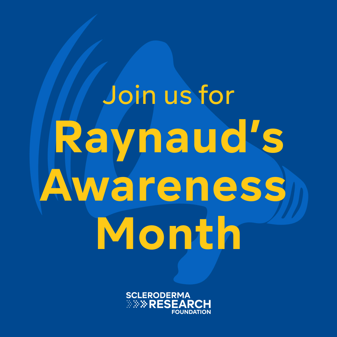 Calling on all #scleroderma advocates! February marks not just #RareDiseaseAwarenessMonth but also #RaynaudsAwarenessMonth. 📣 Together, let's raise awareness about Raynaud's phenomenon & its impact on those with scleroderma. More info about Raynaud's: bit.ly/srf-resources