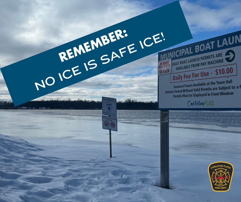 With milder weather and fluctuation's in temperature, please remember to stay away from frozen rivers, ponds, or lakes. Ice conditions can change rapidly, pay attention to changing weather and ice conditions. Remind children to stay away from all ice surfaces! ^ma