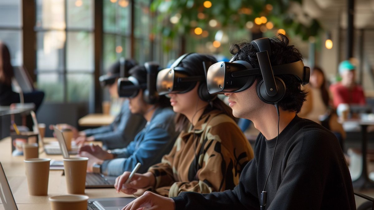 Wow, the future looks so bright? #AppleVisionPro