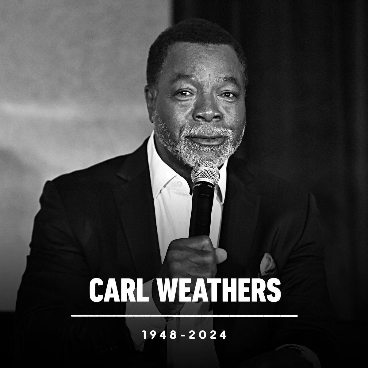 Legendary actor Carl Weathers, star of The Mandalorian, the Rocky franchise, Predator, and many, many more movies and TV shows has died at 76.