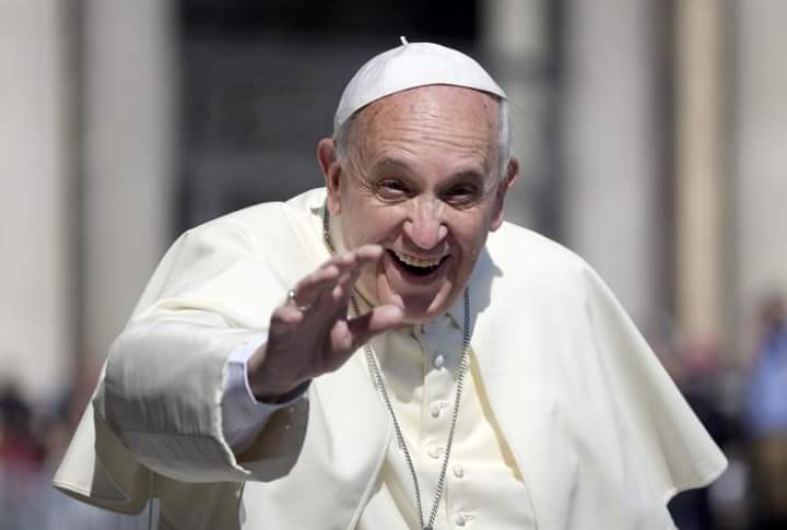 The Pope is a 'modern man', so he's decided to edit and update The Bible. Worry not. He has kept all the original scriptures; the books of Matthew, Mark, Luke, John, Paul, George and Ringo.