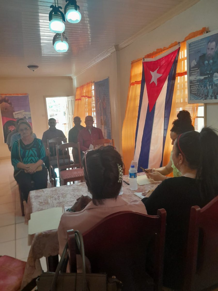 Asamblea de Balance del trabajo del Partido Comunista de Cuba, año 2023 en la Brigada Médica  Cubana en Guyana de Kingston, Georgetown. Nuevos retos a enfrentar en la asistencia a pacientes. #CubaCoopera #BalancePCC