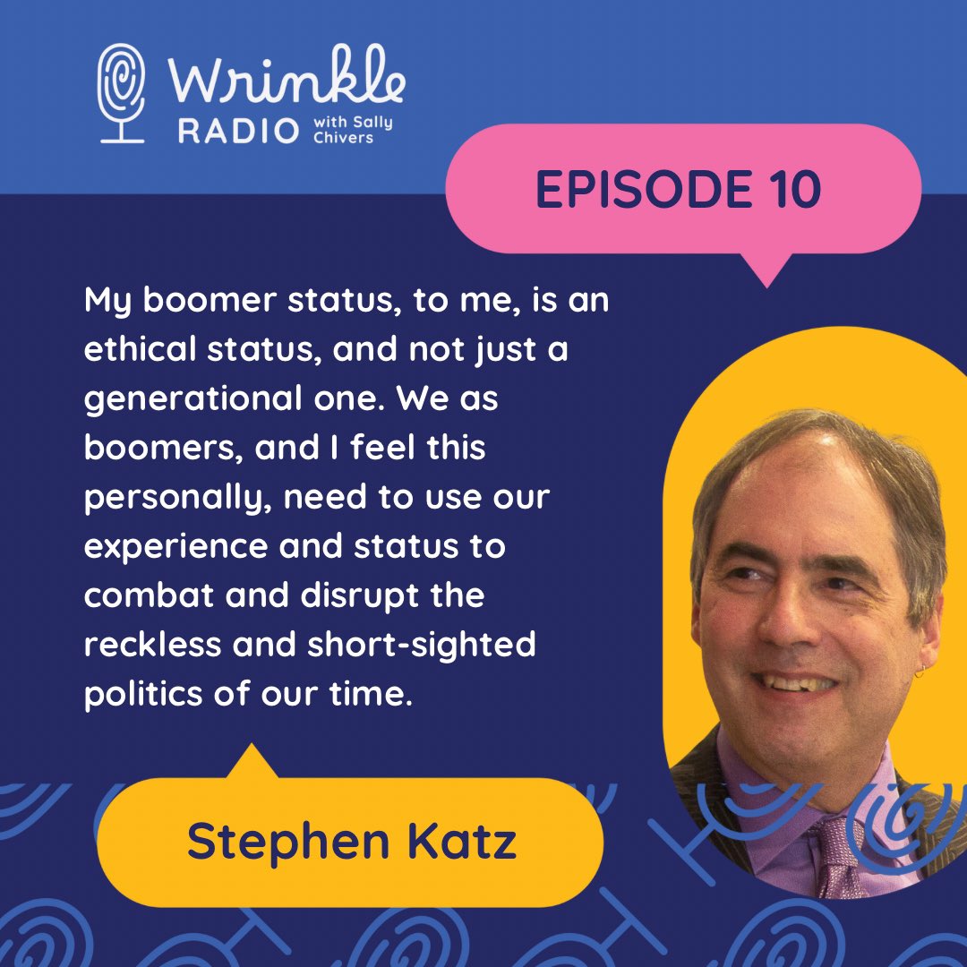 The Boomer generation’s sheer size put them at the centre of everything for decades. As the youngest Boomers turn 60, they’re changing what it means to grow older. Can we move past ageist insults to learn from Boomer experiences? Find out on @WrinkleRadio: podcasts.apple.com/ca/podcast/wri…