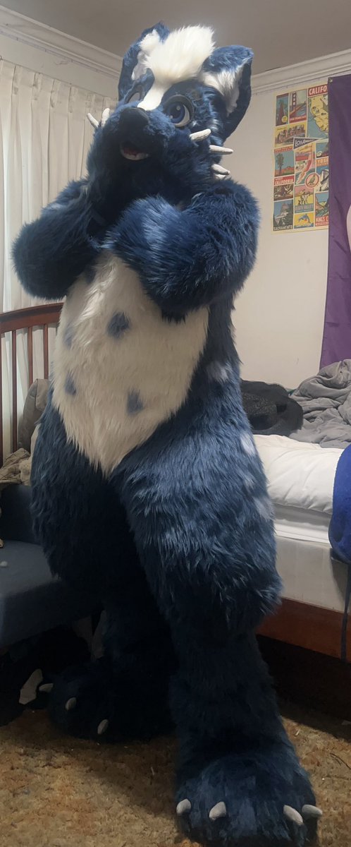 Heisler_skunk's tweet photo. First #FursuitFriday ! https://t.co/bCh2Firzlg