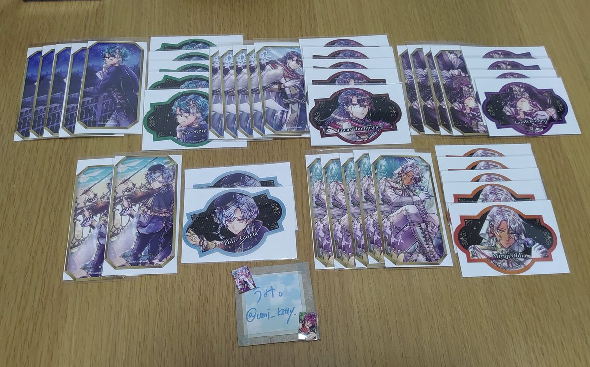 umi_kitty_'s tweet photo. 【交換&amp;譲渡】
あくねこ　悪魔執事と黒い猫
ぺたコレ

譲
画像参照

求
同種アモン様/ラト様
又は
定価+送料

1部交換のみのキャラあり https://t.co/EcEpYDRzv5