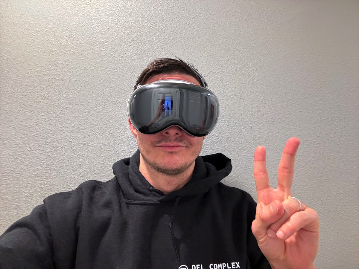 sterlingcrispin's tweet photo. It's very surreal to see the Vision Pro finally launch, and I'm proud to have played my small part in making it happen. Congrats to everyone at Apple in TDG, and the rest of the company. I've been working in AR/VR for a decade and it's wild to cross over this milestone. Every year VR has felt like it was still 10 years out from happening. But today, it feels a little closer.