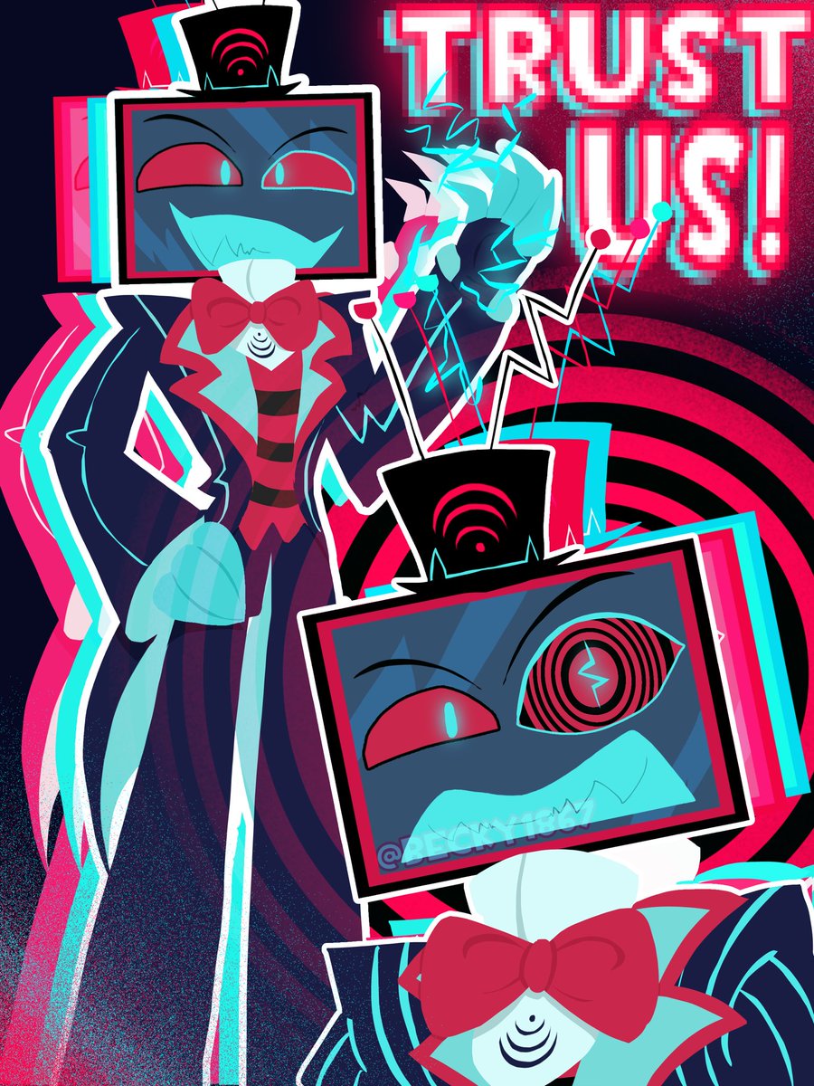 VOX DRAWING ‼️♦️💻🌐 Vox is def one of my favorites in Hazbin
