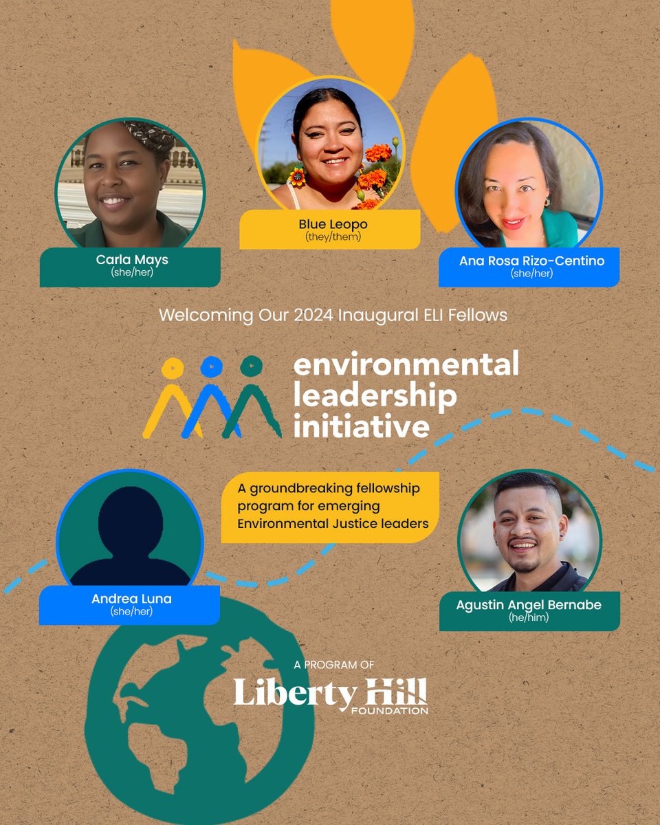 📣 @libertyhill: Our new #EnvironmentalLeadershipInitiative will support the growth of an intergenerational cohort of #EnvironmentalJustice leaders from throughout the state! Follow along to see the ELI Fellows who will be part of this program: libhill.co/eli