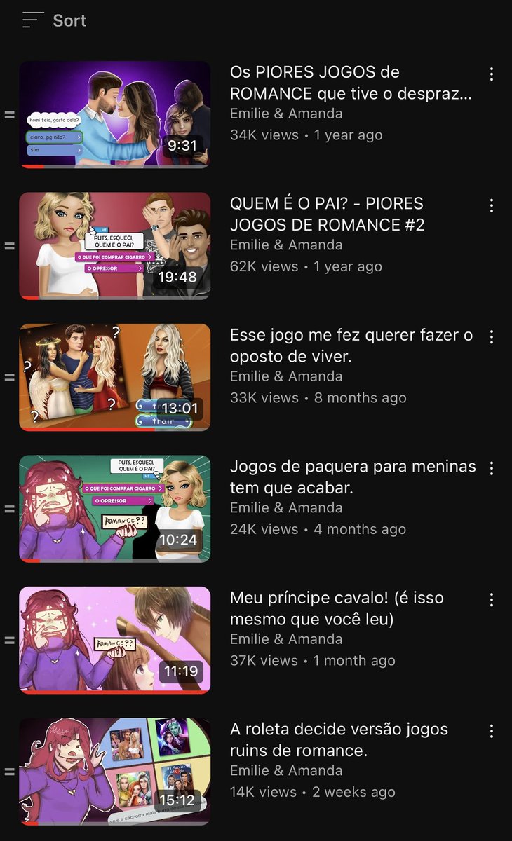 raidemilie's tweet photo. @paodenata ih fia, eu tenho uma playlist no meu canal do youtube, eu e minha amiga jogando os piores q a gente encontra, meu passa tempo favorito https://t.co/znnhsHNm3y