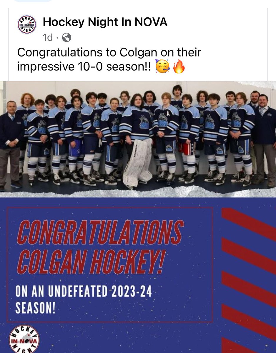 Colgan Ice Hockey tweet media