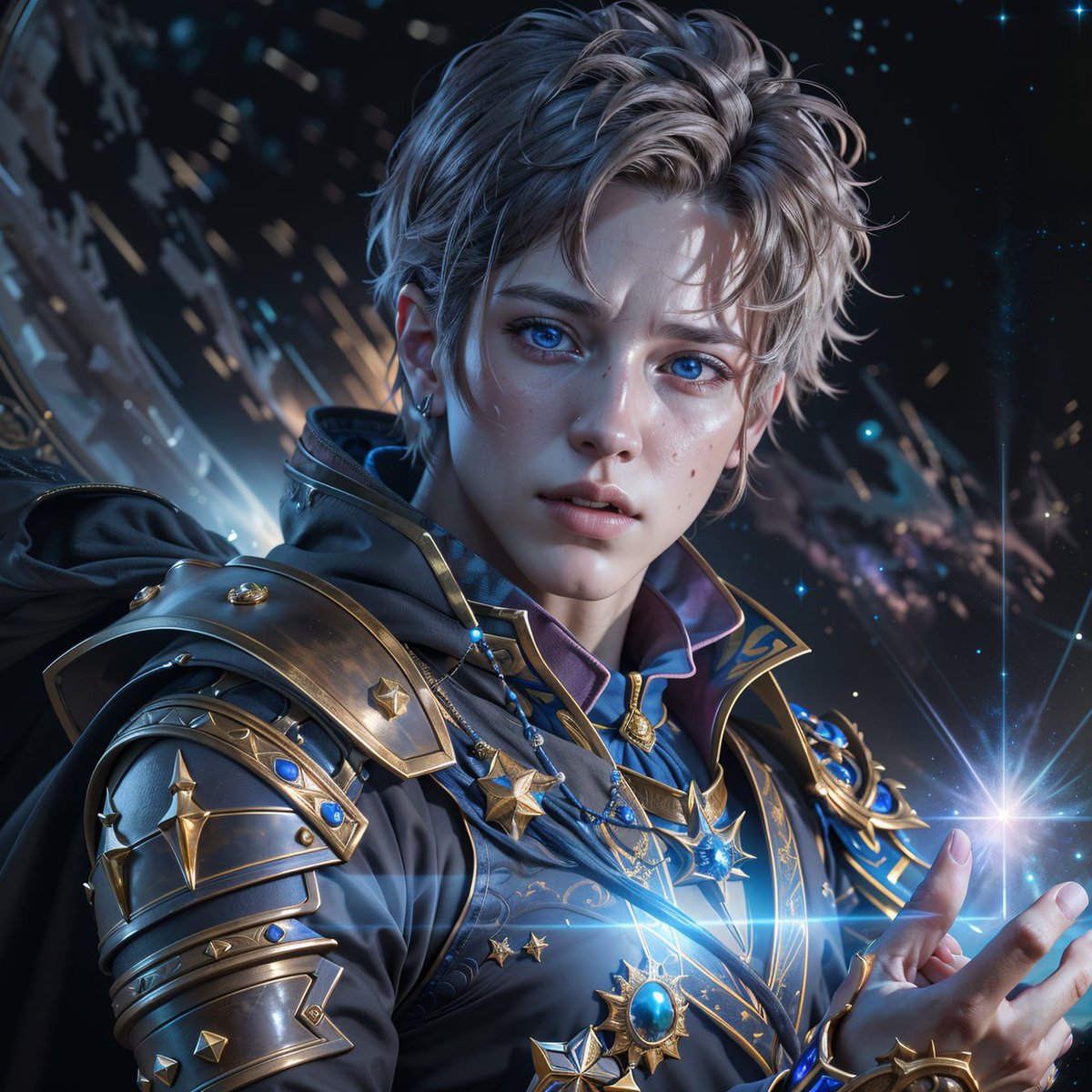 ai_d__g's tweet image. &quot;It&apos;s what you taught me father; goodbye ..&quot; and with a flashing light and a thunderous blast so loud it pierced all the worlds, all existence ceased in the universe.
#AIart #AIstory Frame 4