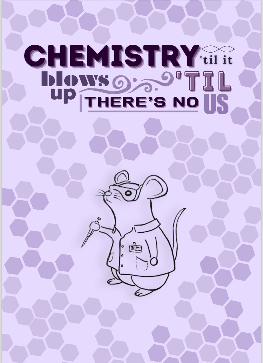 tabstudy's tweet image. olhem a capa q eu fiz pro caderno de química!!!