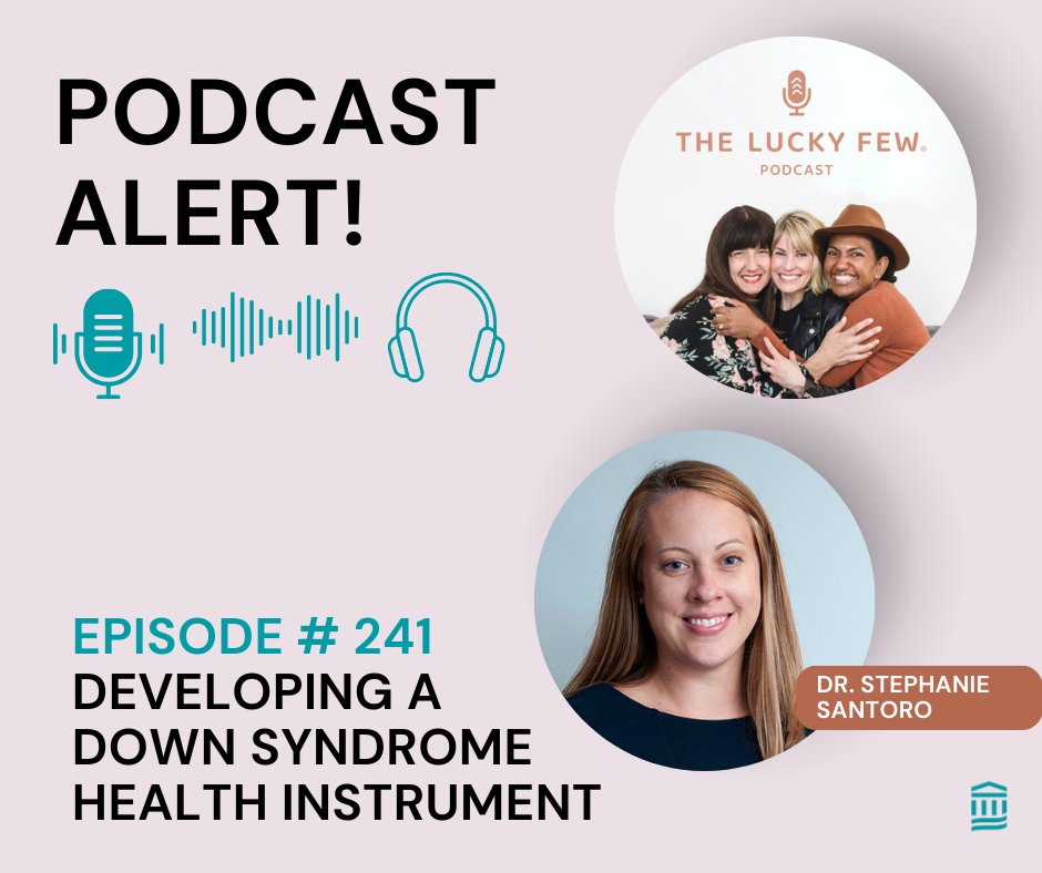My colleague, Dr. @StephSantoroMD of the MGH Down Syndrome Program was interviewed on the @TheLuckyFewPod last week In this interview, she talked about her latest research - Developing a Down Syndrome Health Instrument! Take a listen! theluckyfewpodcast.com/episodes/241-d…