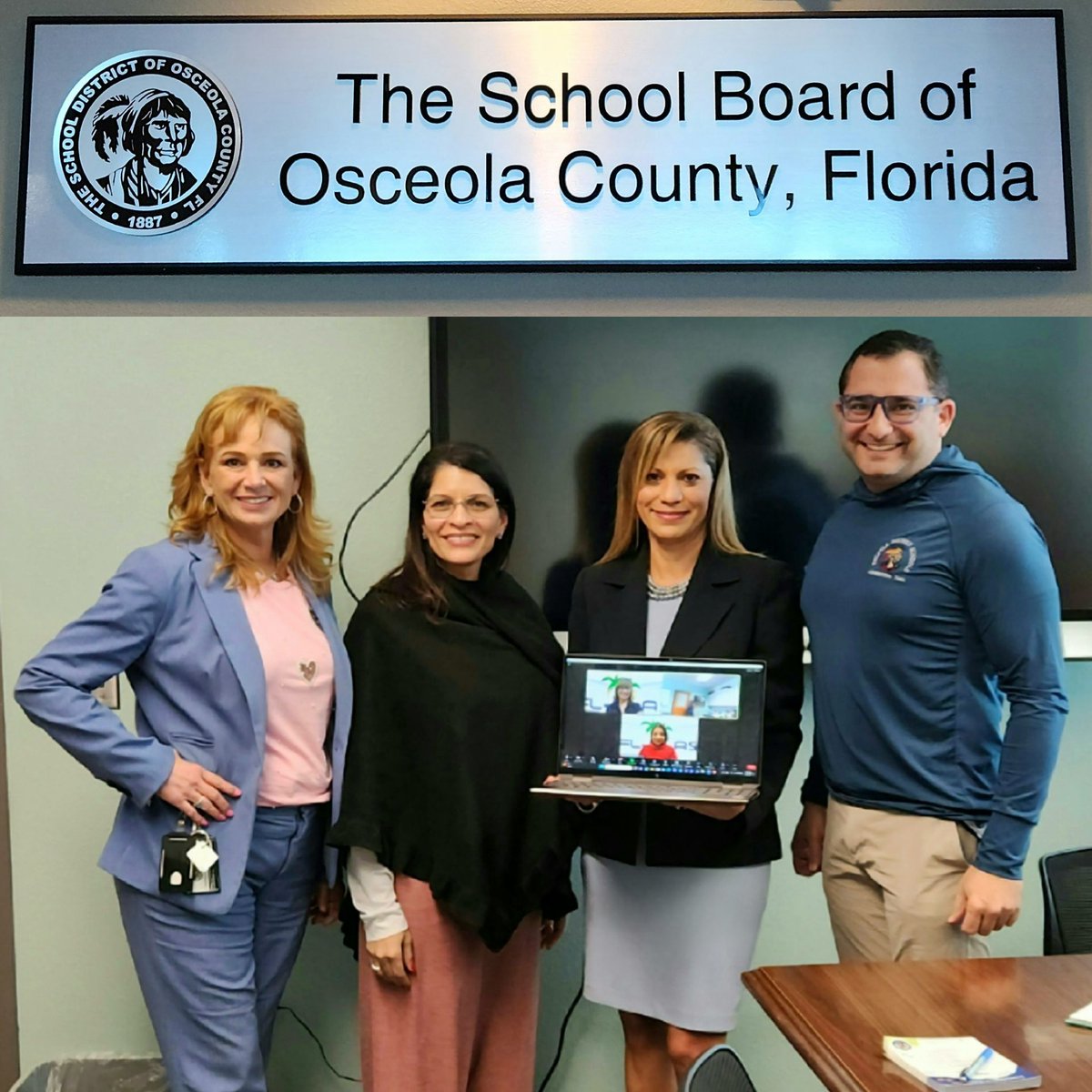 What a meaningful discussion with Superintendent @DrMarkShanoff of @Osceolaschools, around making diversity a priority and enlarging the pipeline of potential candidates for leadership. Welcome, Dr. Shanoff to our @Florida_ALAS familia, we look forward to collaborating with you.