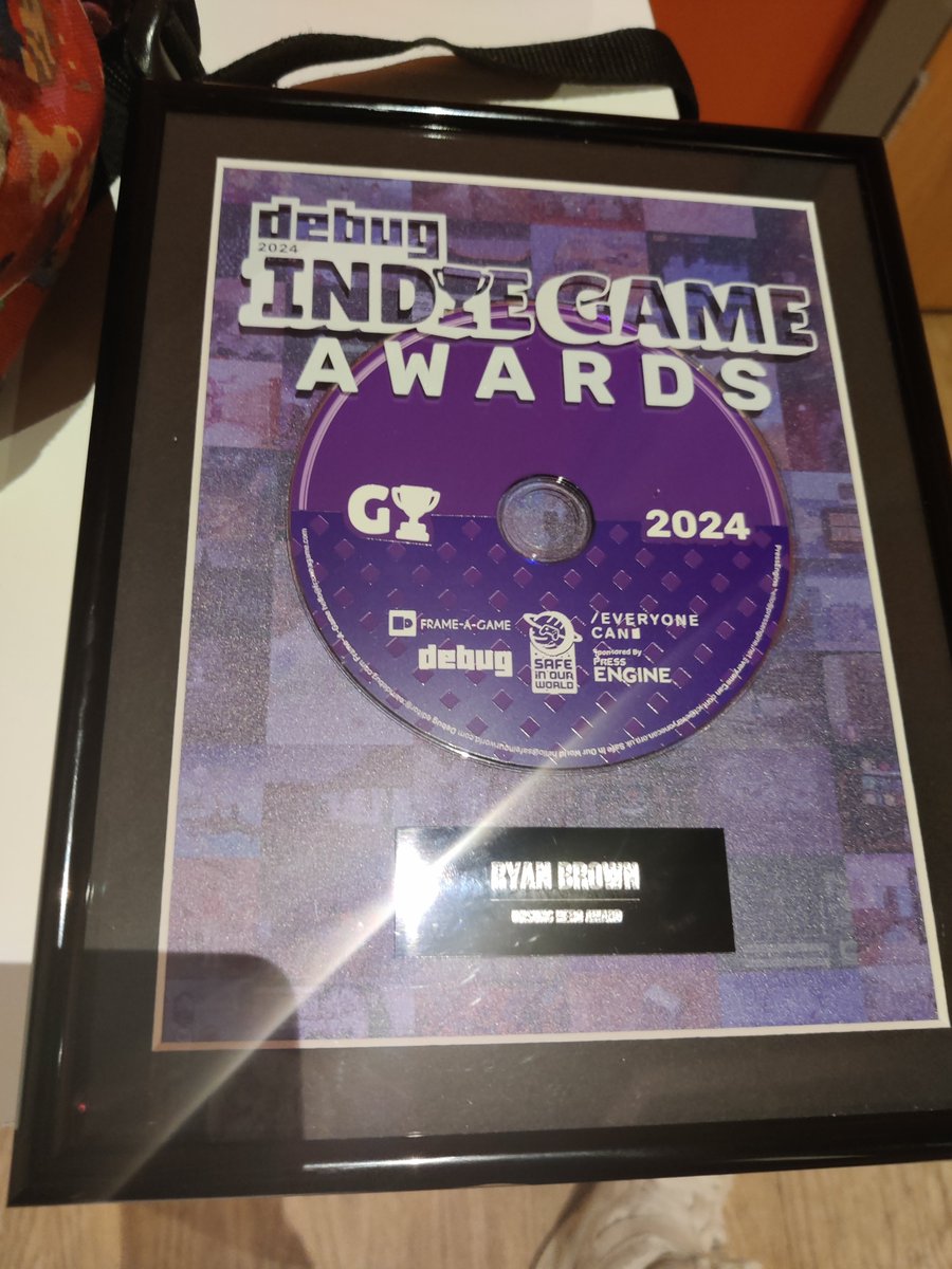 Toadsanime's tweet image. I won an Unsung Hero award at #Debug Indie Game Awards! 😱

My first award in 13 years in games. 😭 Couldn&apos;t be more perfect that it&apos;s for indie games.

So lucky and so grateful - I really do want to dedicate my entire life to indie games + devs. ❤️