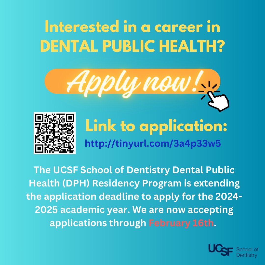 UCSF Dental Public Health Postgraduate Program tweet media